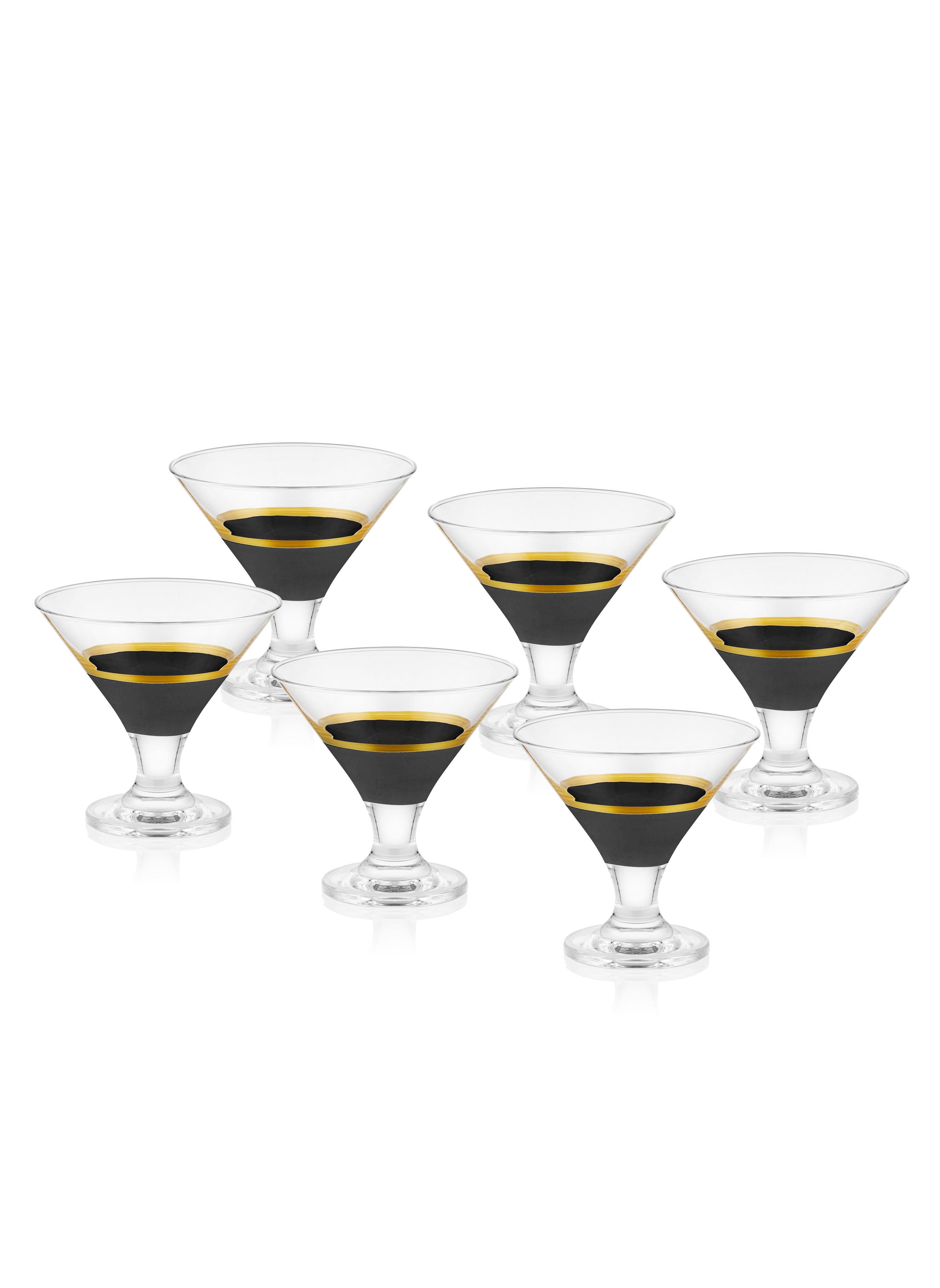 Glow Dondurmalık Siyah Gold 6Lı Set