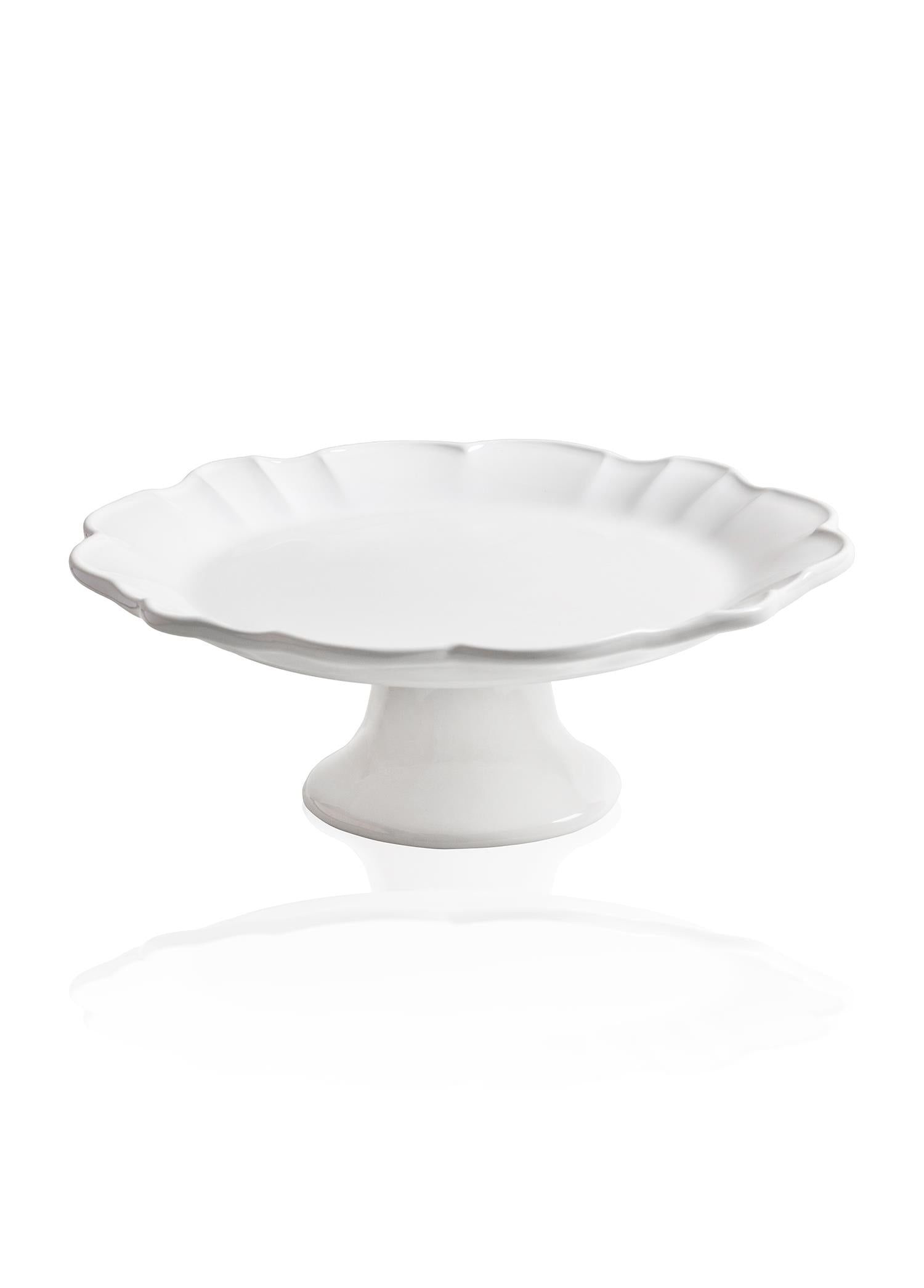 Grande Pasta Kek Standı Beyaz 32X12 Cm Grd0011