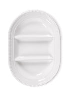 Grande Servis Tabağı 3 Bölmeli Beyaz 42 Cm