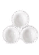 Grande Servis Tabağı Bölmeli Beyaz 24 Cm