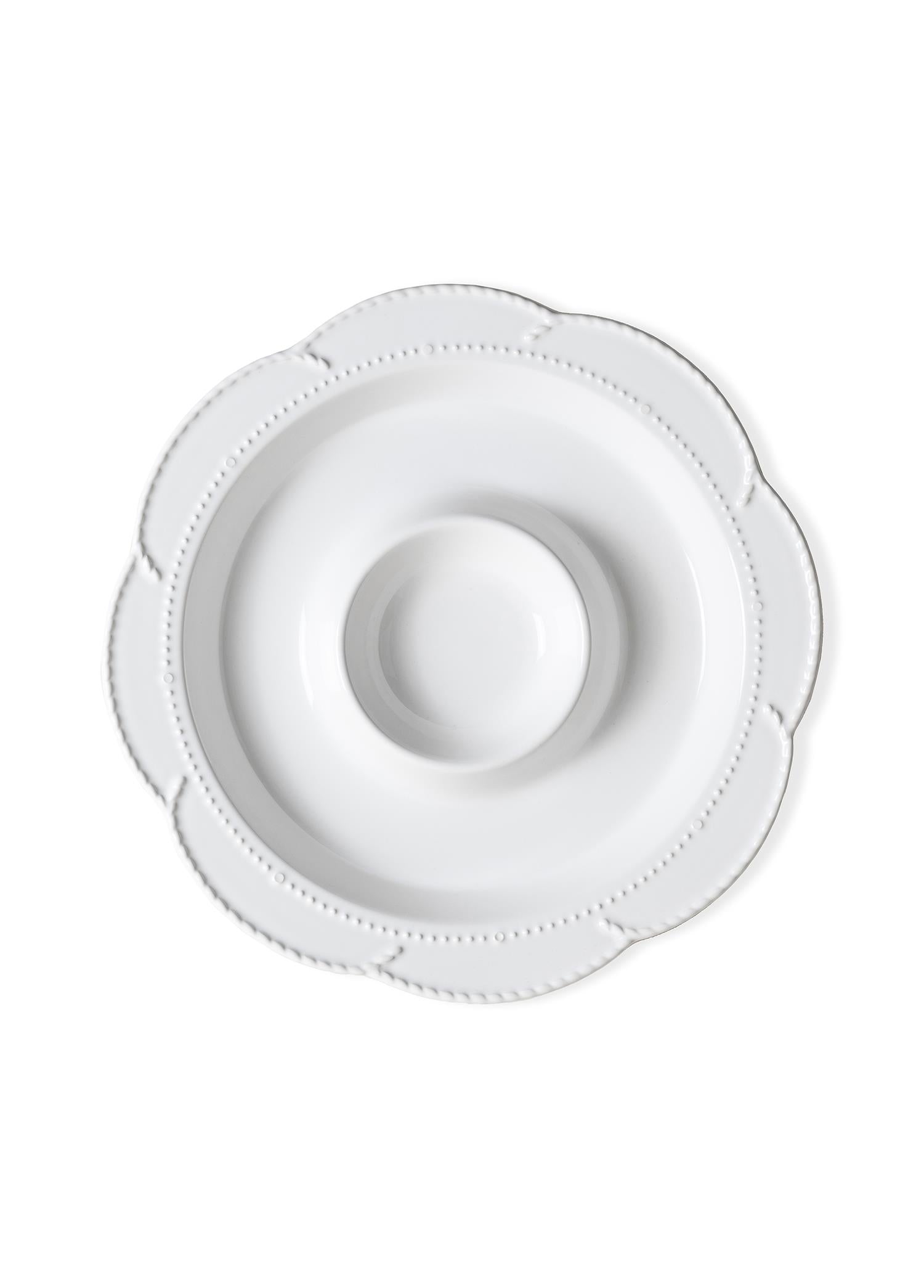 Grande Servis Tabağı Bölmeli Beyaz 39 Cm Grd0013