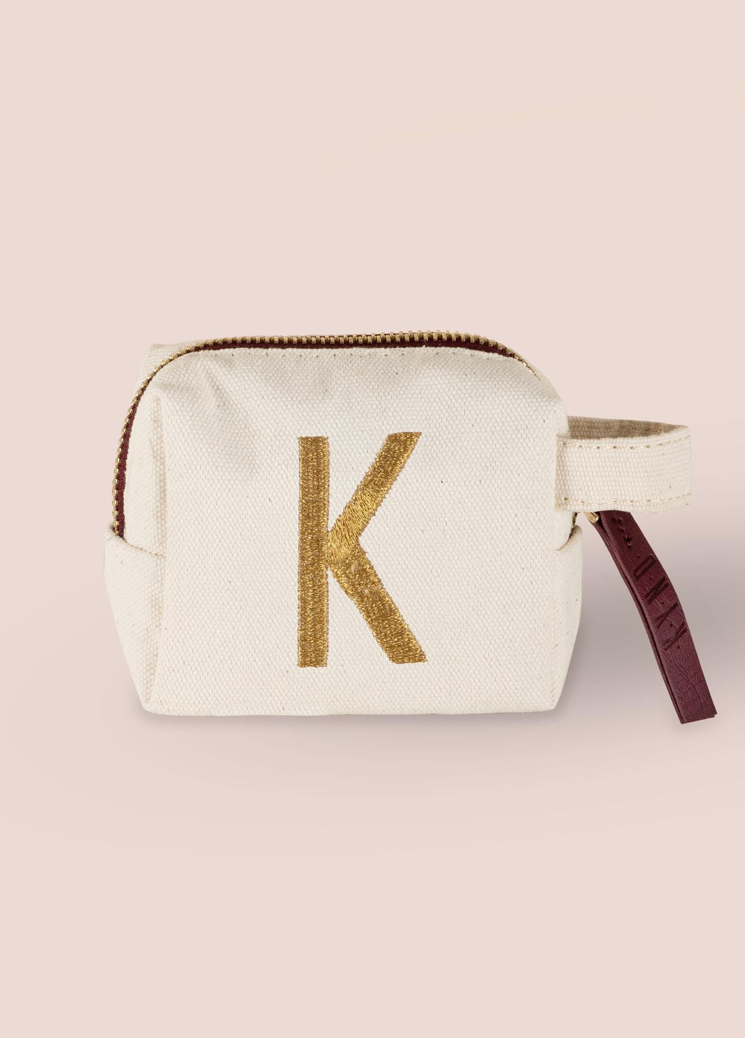 Harf Nakışlı Çanta K 14X12 Cm