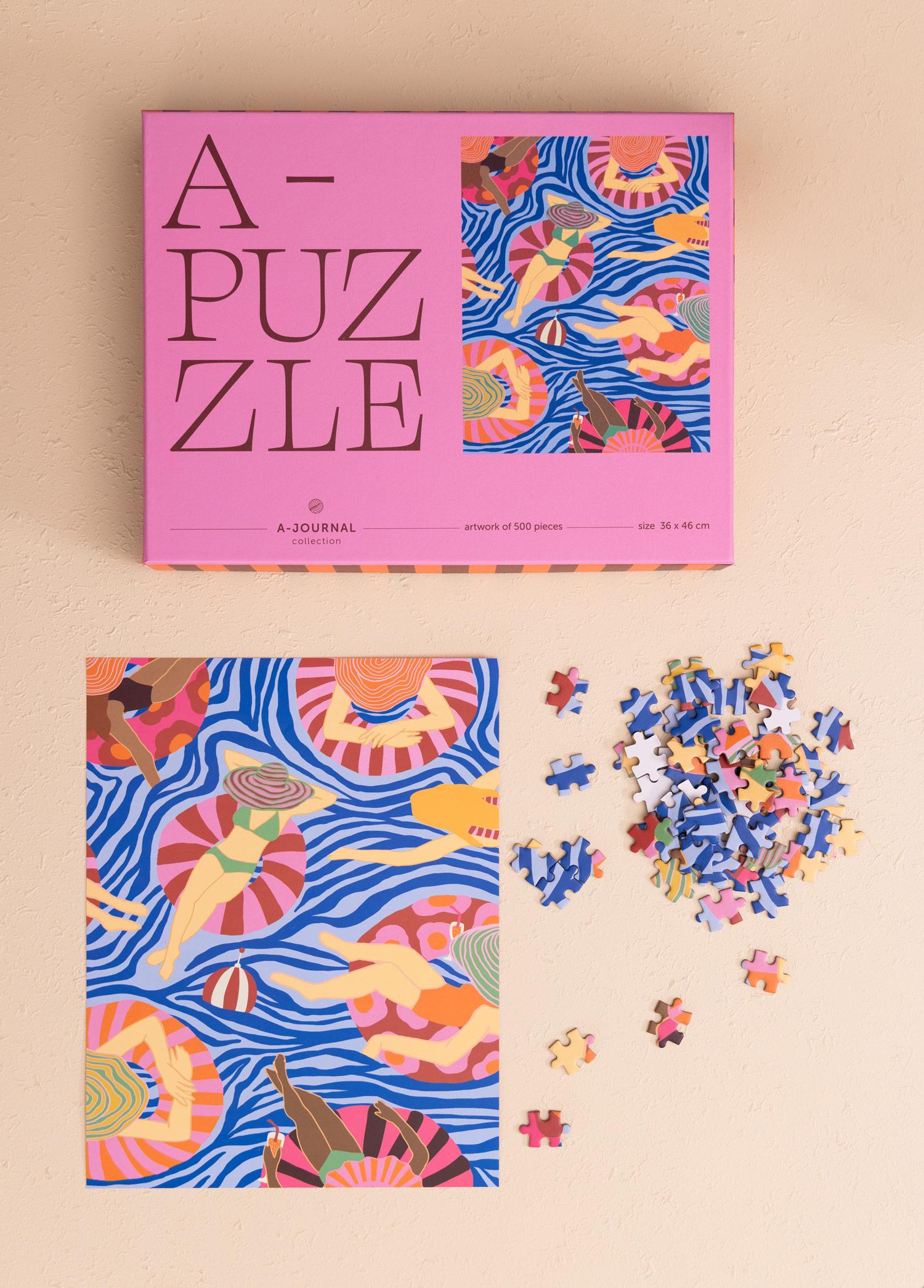 Havuz Partisi Temalı Puzzle