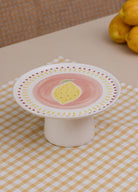 Italian Summer Ayaklı Servis Tabağı 10X19 Cm