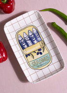 Italian Summer Dikdörtgen Servis Tabağı 31X20 Cm