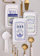 Italian Summer Dikdörtgen Servis Tabağı 31X20 Cm