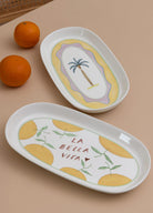 Italian Summer Oval Servis Tabağı 2Li 29 Cm
