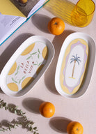 Italian Summer Oval Servis Tabağı 2Li 29 Cm