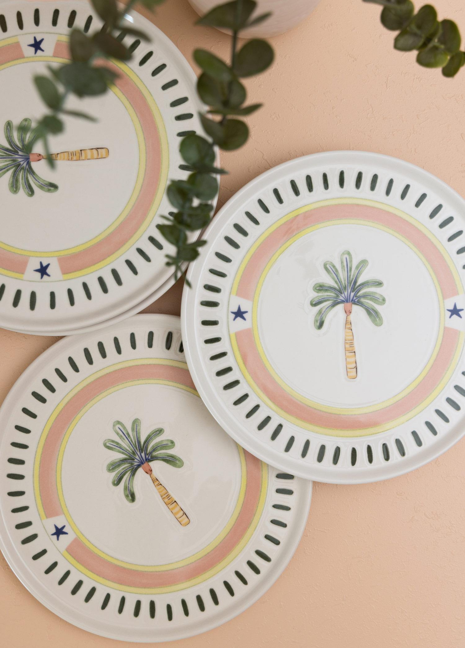 Italian Summer Servis Tabağı 6Lı Set 26 Cm