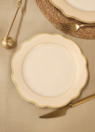 Jaswely Pasta Tabağı 6 Parça Krem 21 Cm