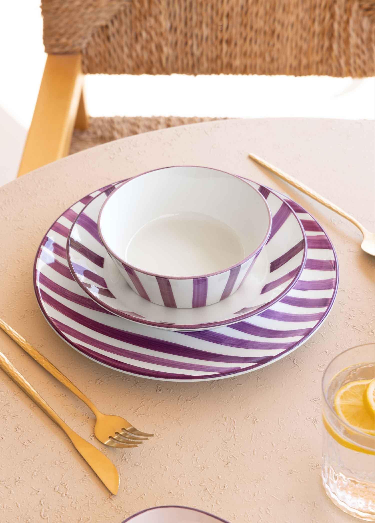Joy Çorba Kasesi 6Lı Set Mor 14 Cm