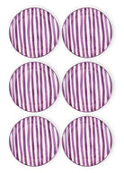 Joy Servis Tabağı 6Lı Set Mor 26 Cm