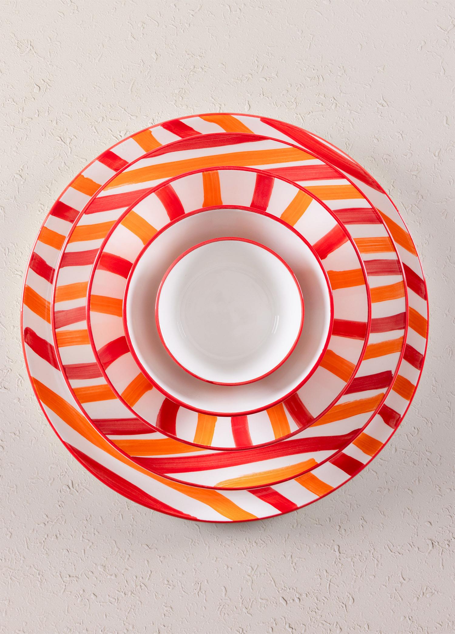 Joy Servis Tabağı Kırmızı 30 Cm