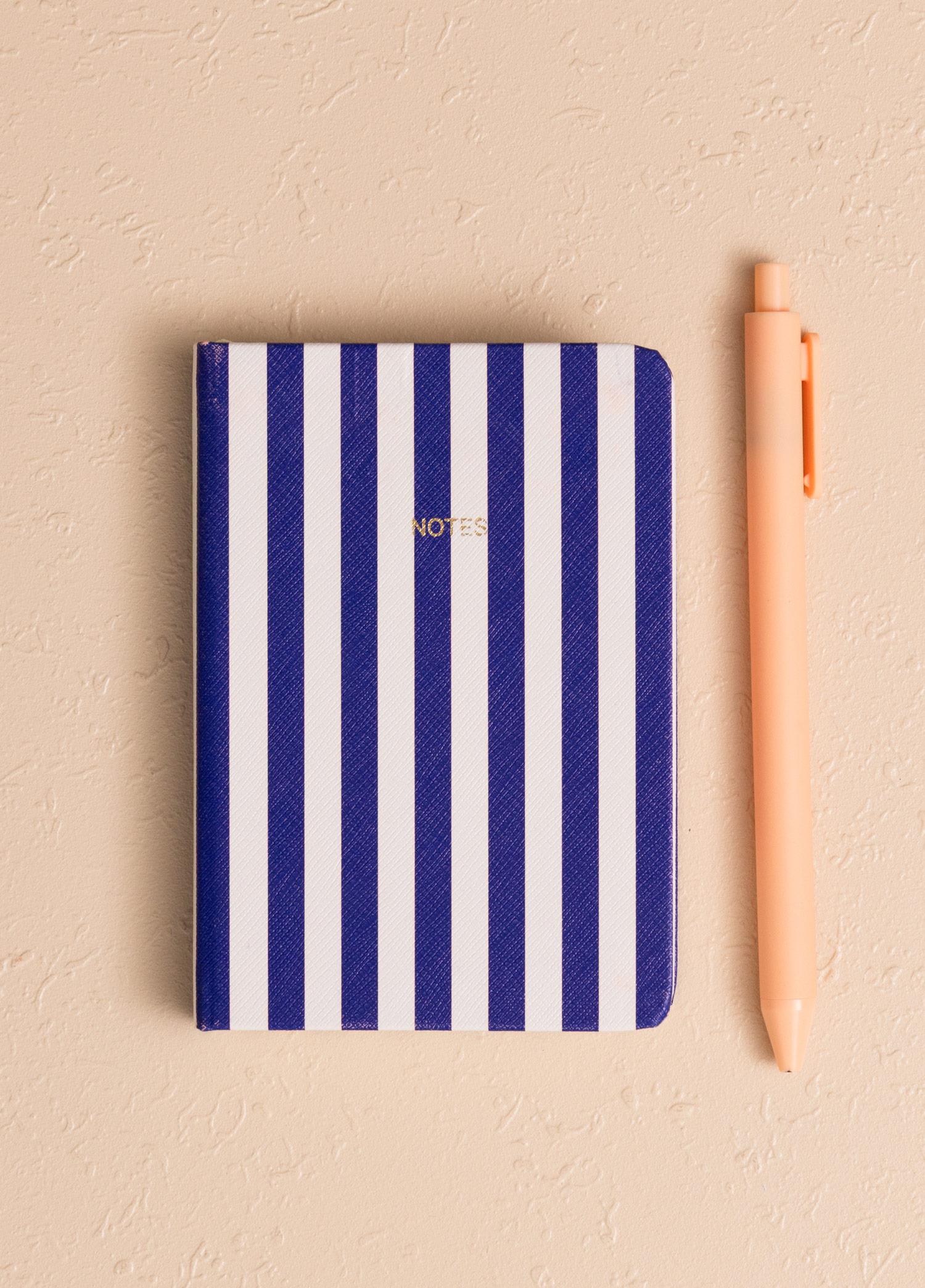 Lacivert Çizgili Defter 7 X 10 Cm