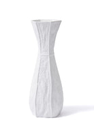 Licia Seramik Vazo Beyaz 17X15X45 Cm