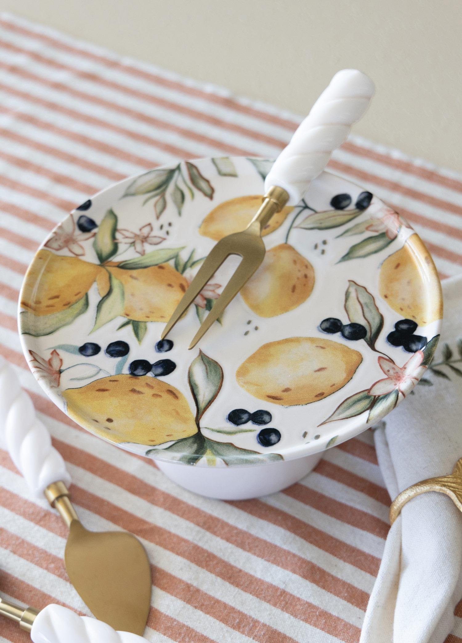 Limoncello Ayaklı Servis Tabağı 26 Cm
