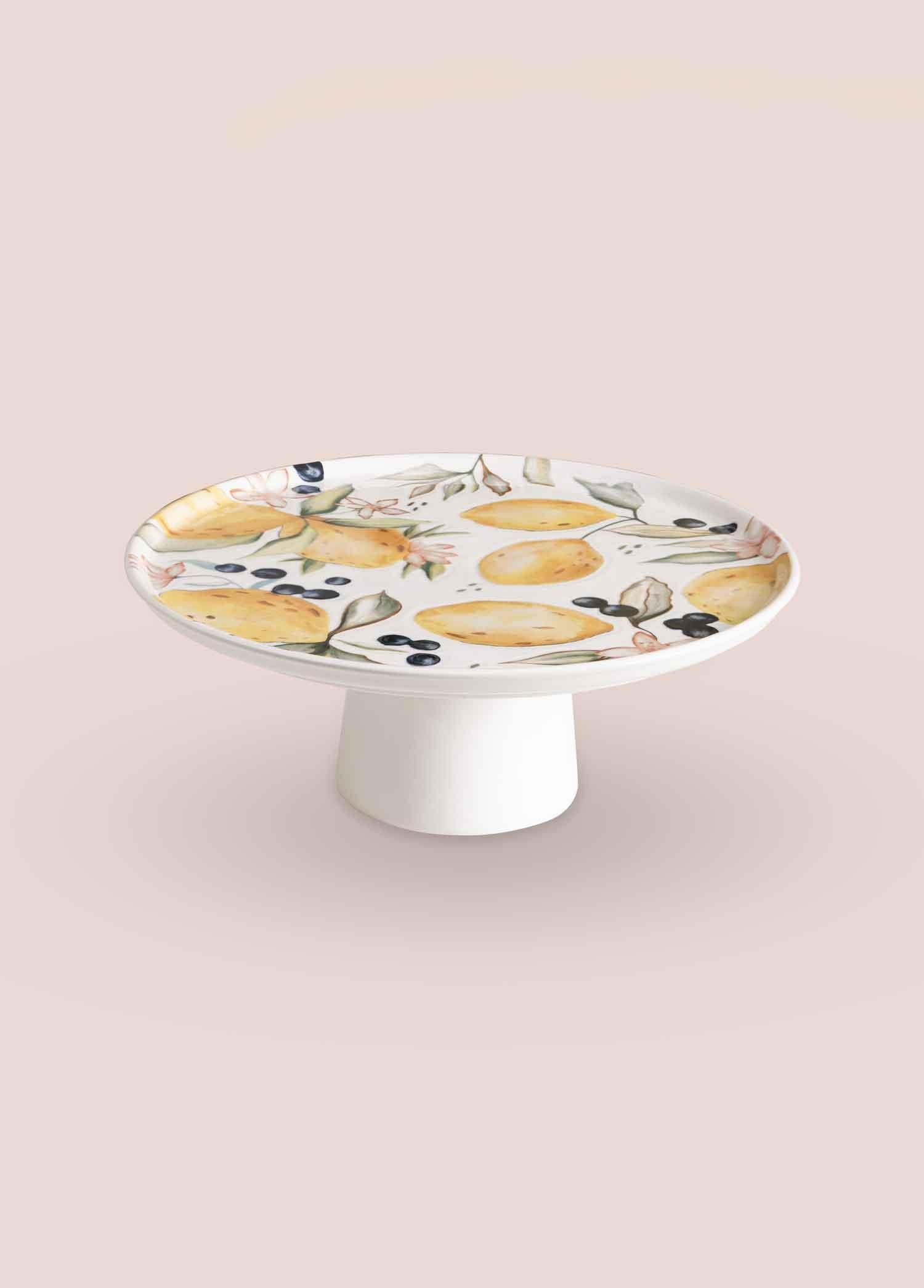 Limoncello Ayaklı Servis Tabağı 26 Cm
