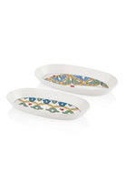 Limoncello Oval Servis Tabağı 2Li Set Gri 29 Cm