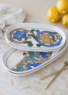 Limoncello Oval Servis Tabağı 2Li Set Gri 29 Cm