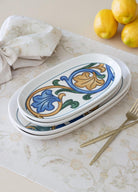 Limoncello Oval Servis Tabağı 2Li Set Gri 29 Cm