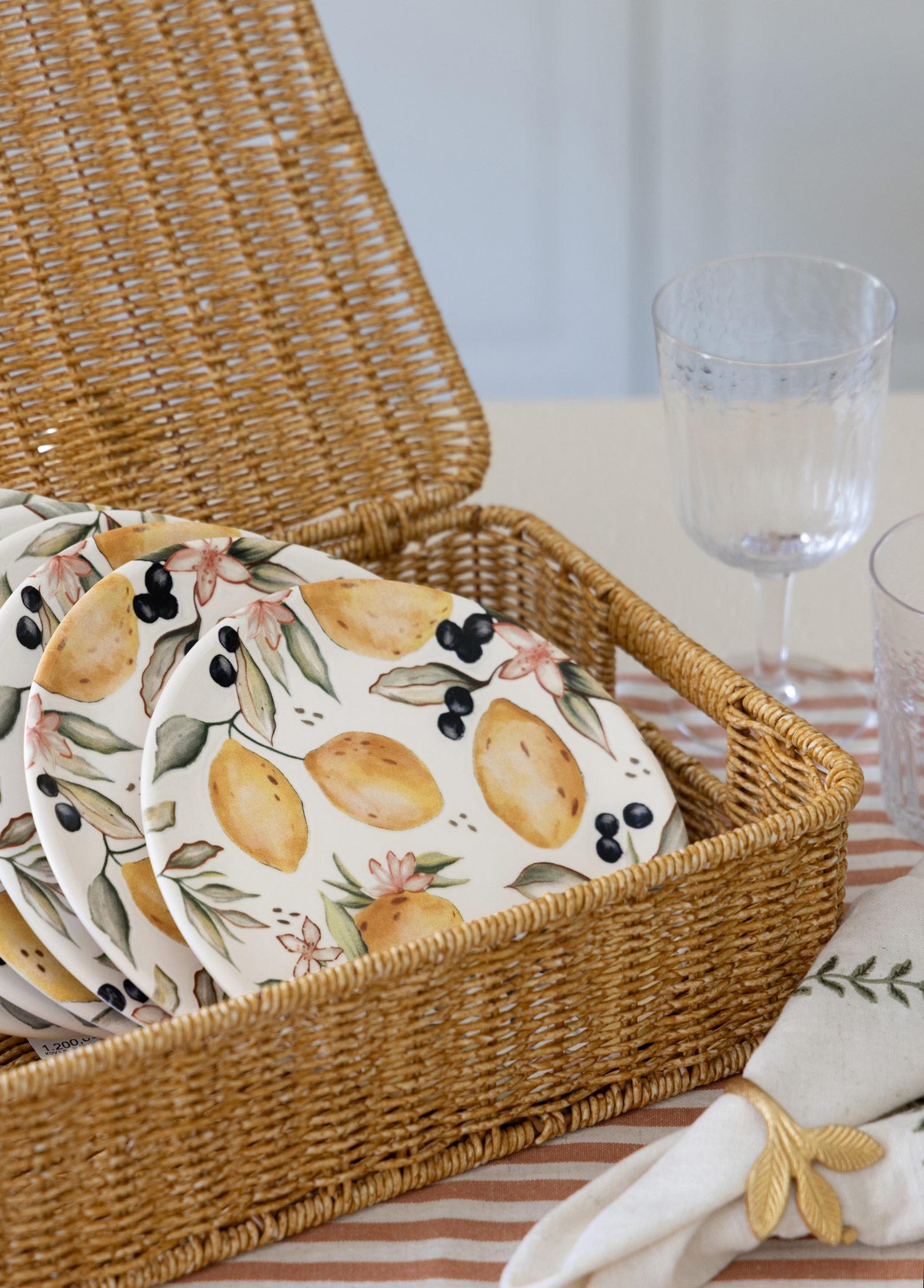 Limoncello Pasta Tabağı 6Lı Set 19 Cm Lmn012