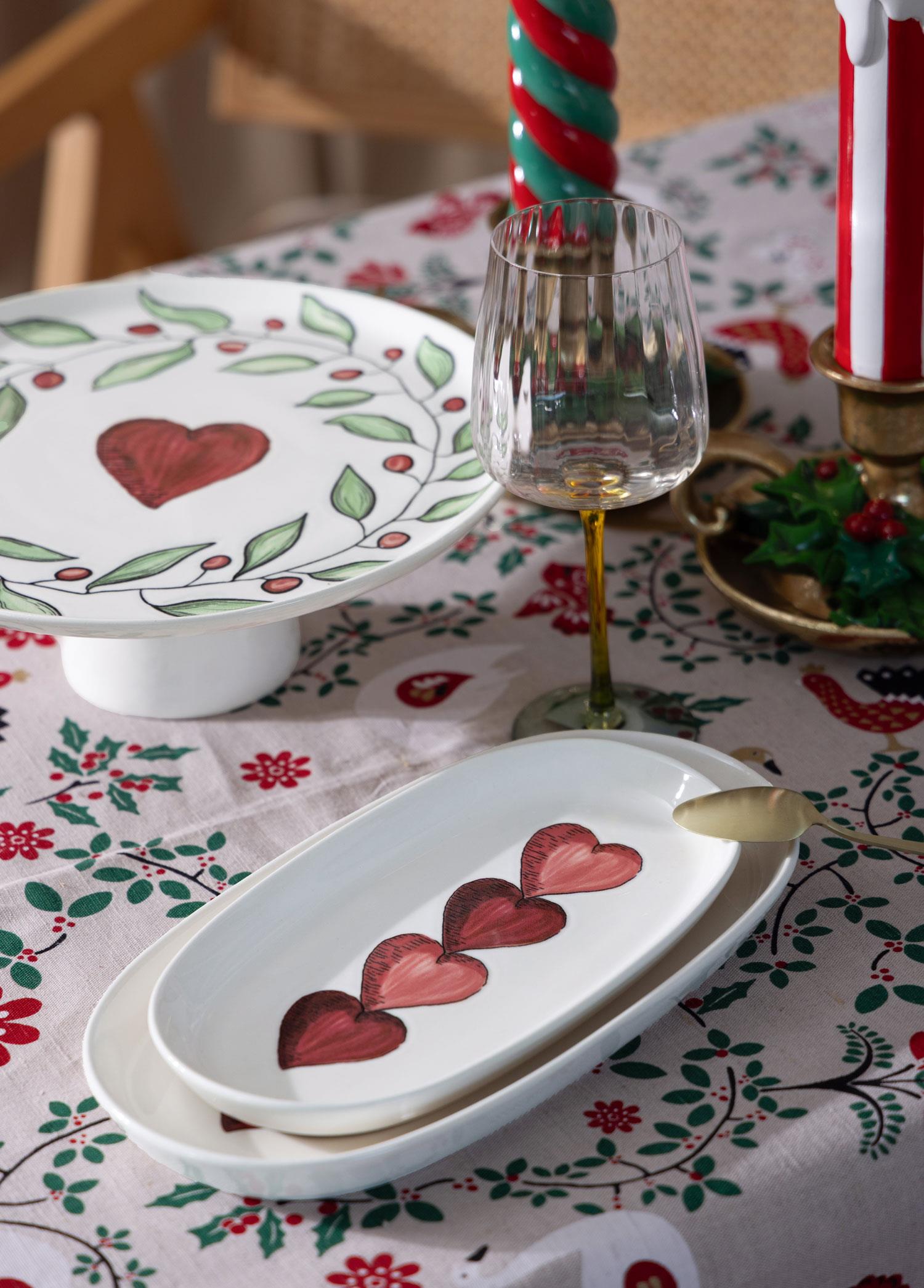 Luv Oval Servis Tabağı 2Li 23 Cm