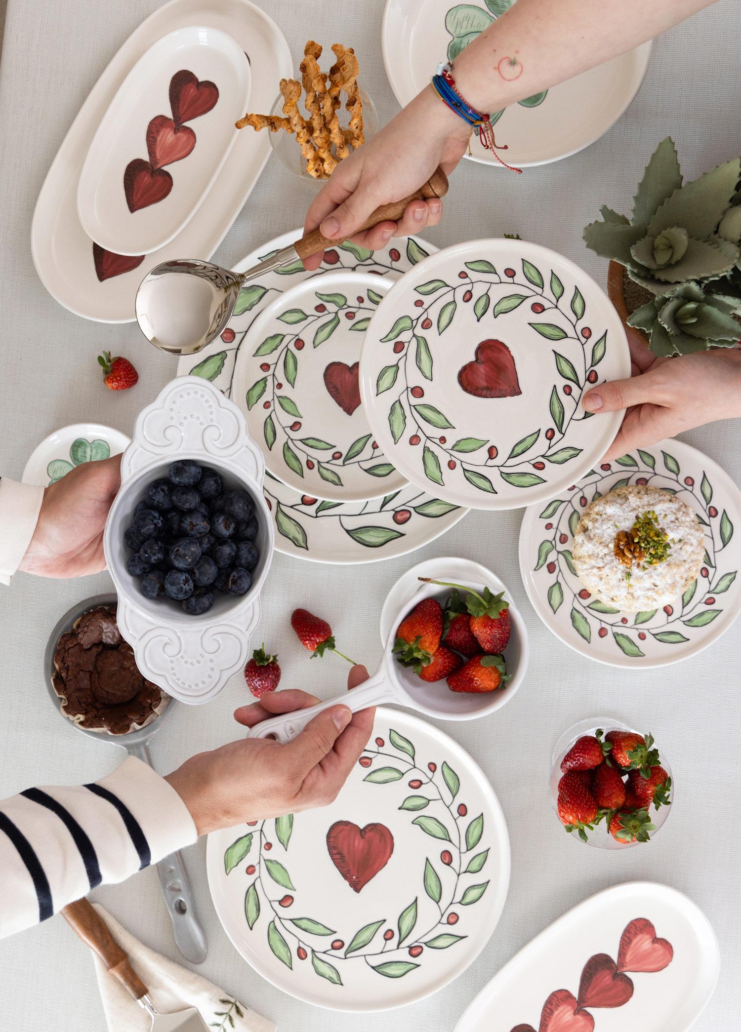 Luv Oval Servis Tabağı 2Li 29 Cm