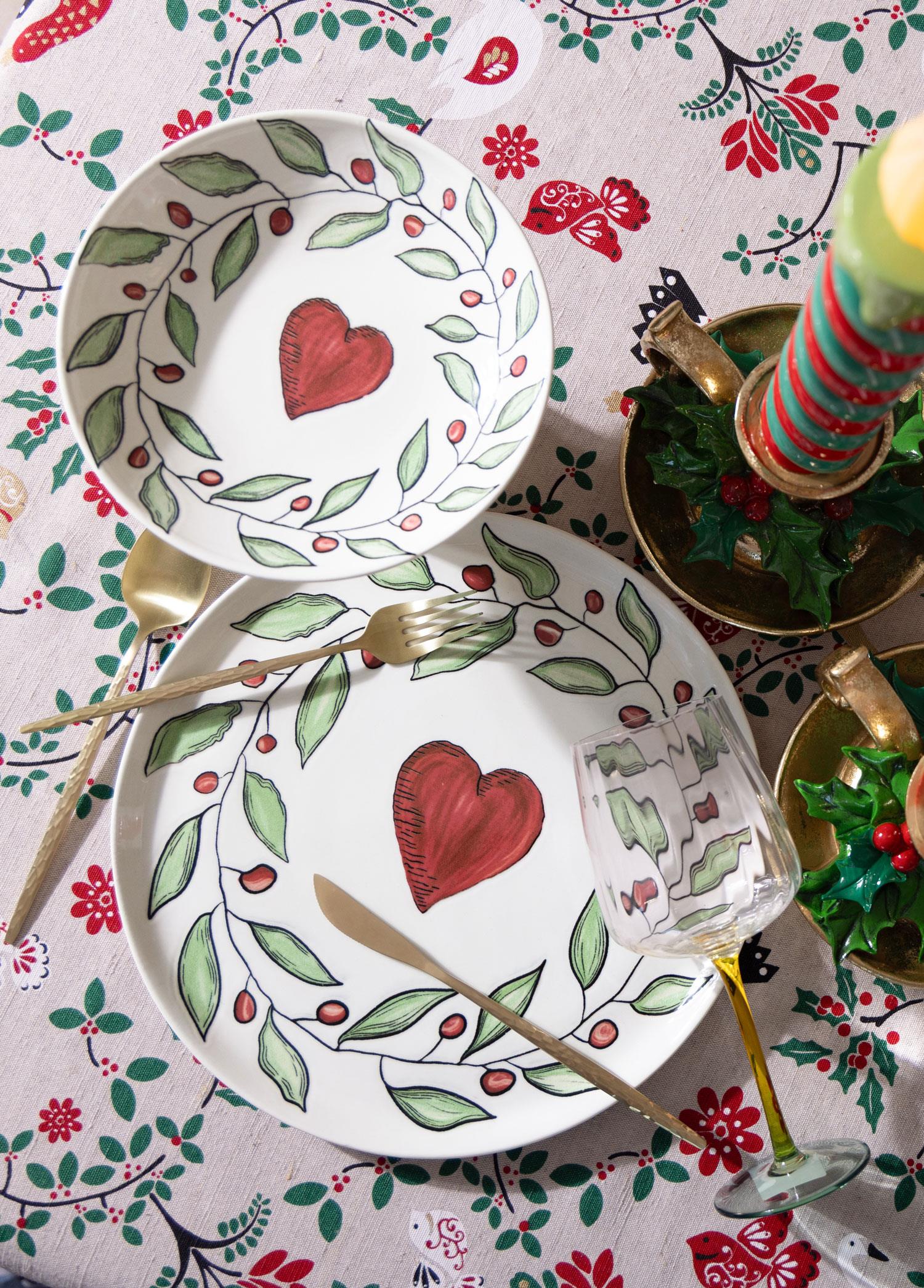 Luv Pasta Tabağı 6Lı Set 19 Cm
