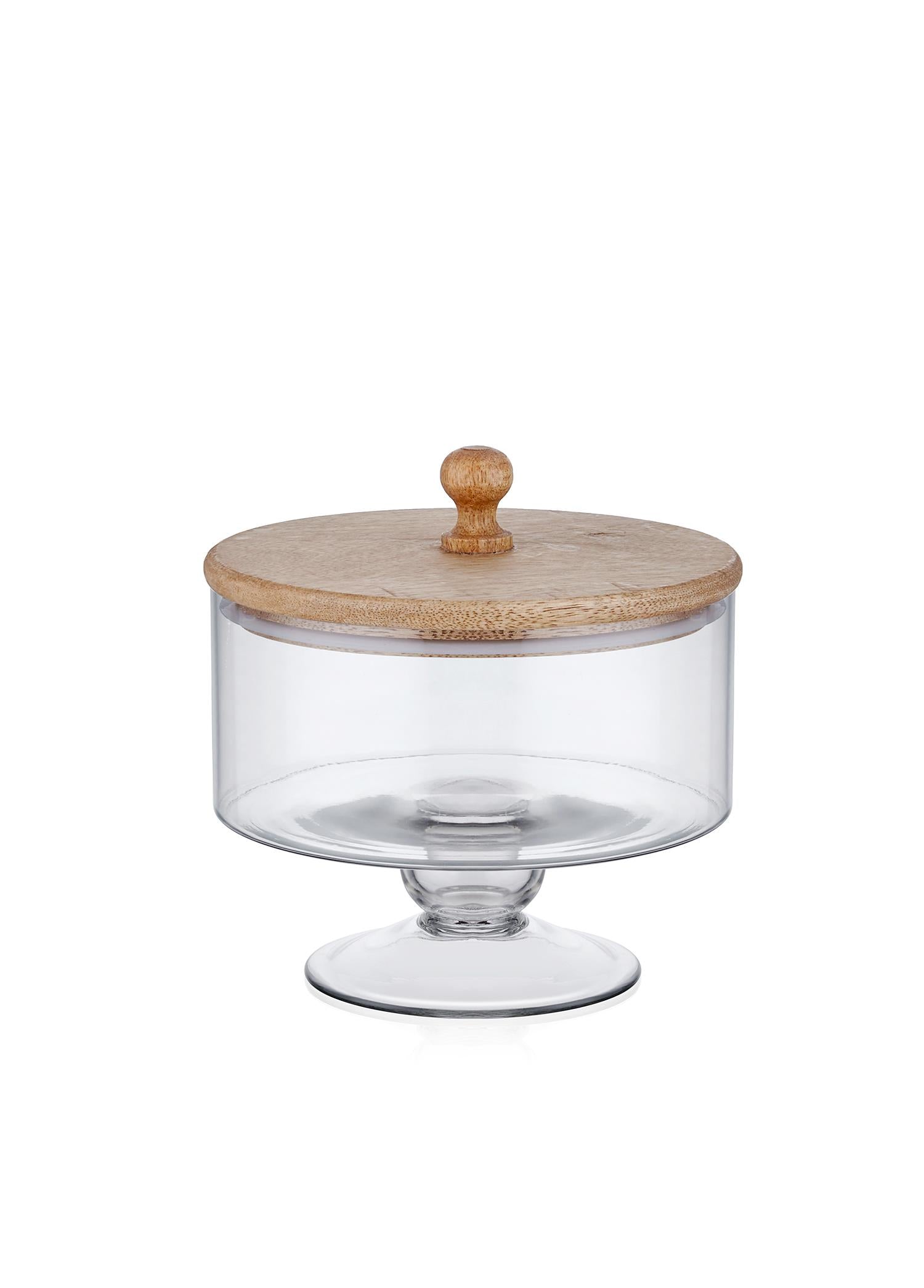 Madera Ayaklı Kurabiye Kavanozu 18X17X17 Cm