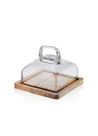 Madera Dikdörtgen Kek Saklama Fanusu 13X17X17 Cm
