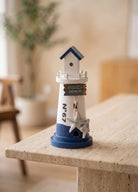 Marin Mavi Beyaz Deniz Feneri No 67 Obje 22 Cm