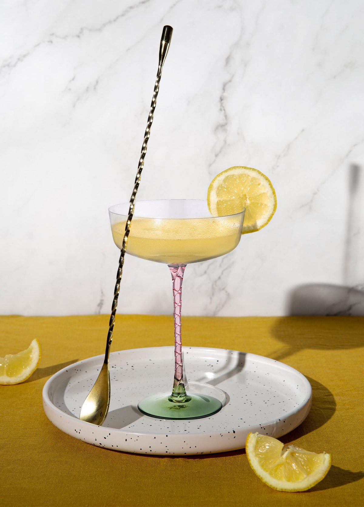 Martini Kadehi Pembe Yeşil 200 Ml