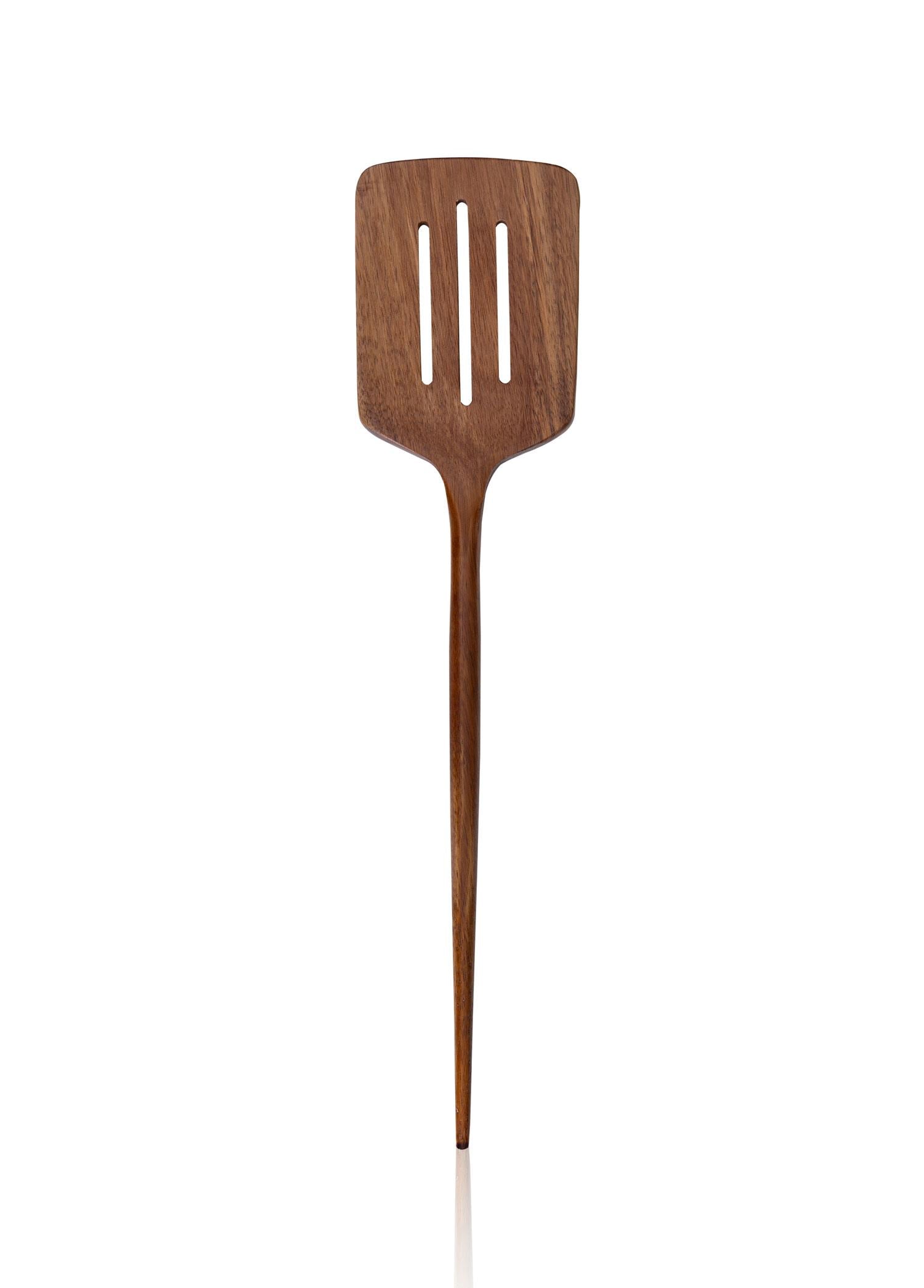 Natura Akasya Delikli Spatula 35X8 Cm