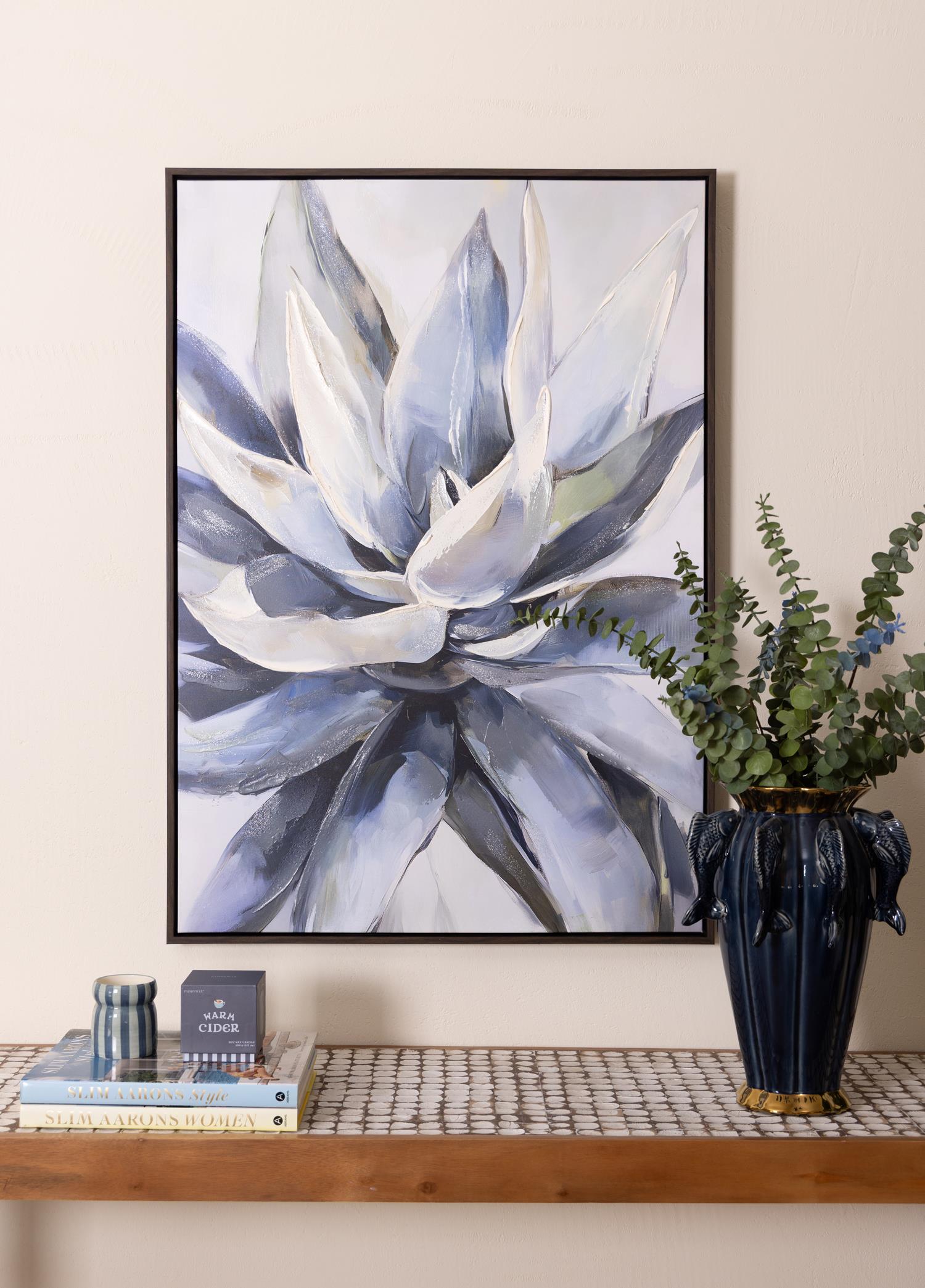 Neutral Floral Kanvas Tablo 70X100 Cm Tbl0105