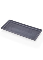 Noon Dikdörtgen Servis Tabağı Gri 35X16 Cm