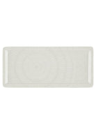 Noon Dikdörtgen Servis Tabağı Krem 35X16 Cm