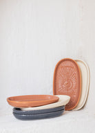 Noon Oval Servis Tabağı 2Li Gri 17 Cm