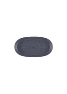 Noon Oval Servis Tabağı 2Li Gri 17 Cm