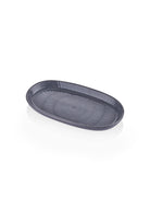 Noon Oval Servis Tabağı 2Li Gri 26 Cm