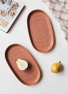 Noon Oval Servis Tabağı 2Li Somon 29 Cm