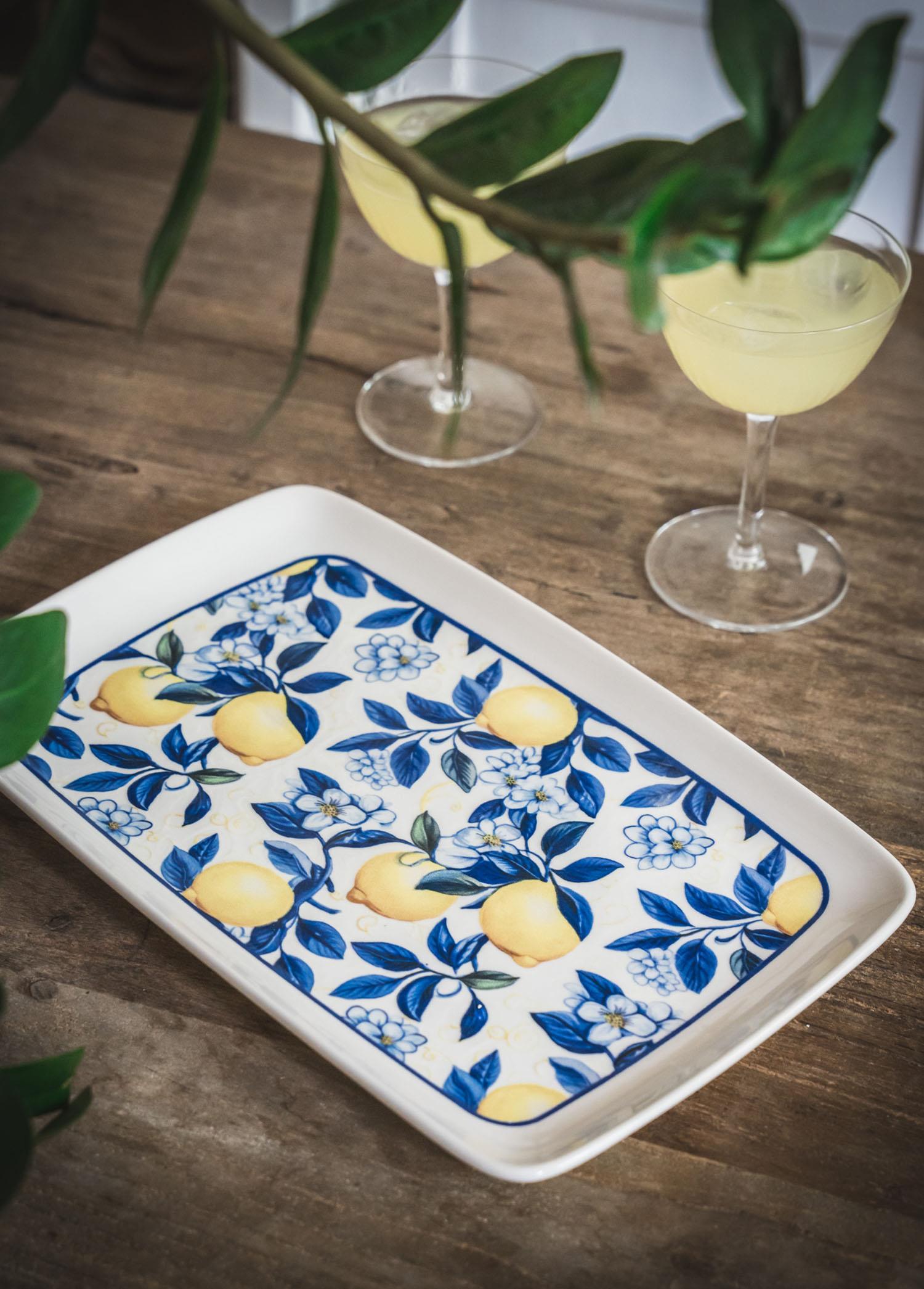Odore Di Limone Dikdörtgen Servis Tabağı 31X20 Cm