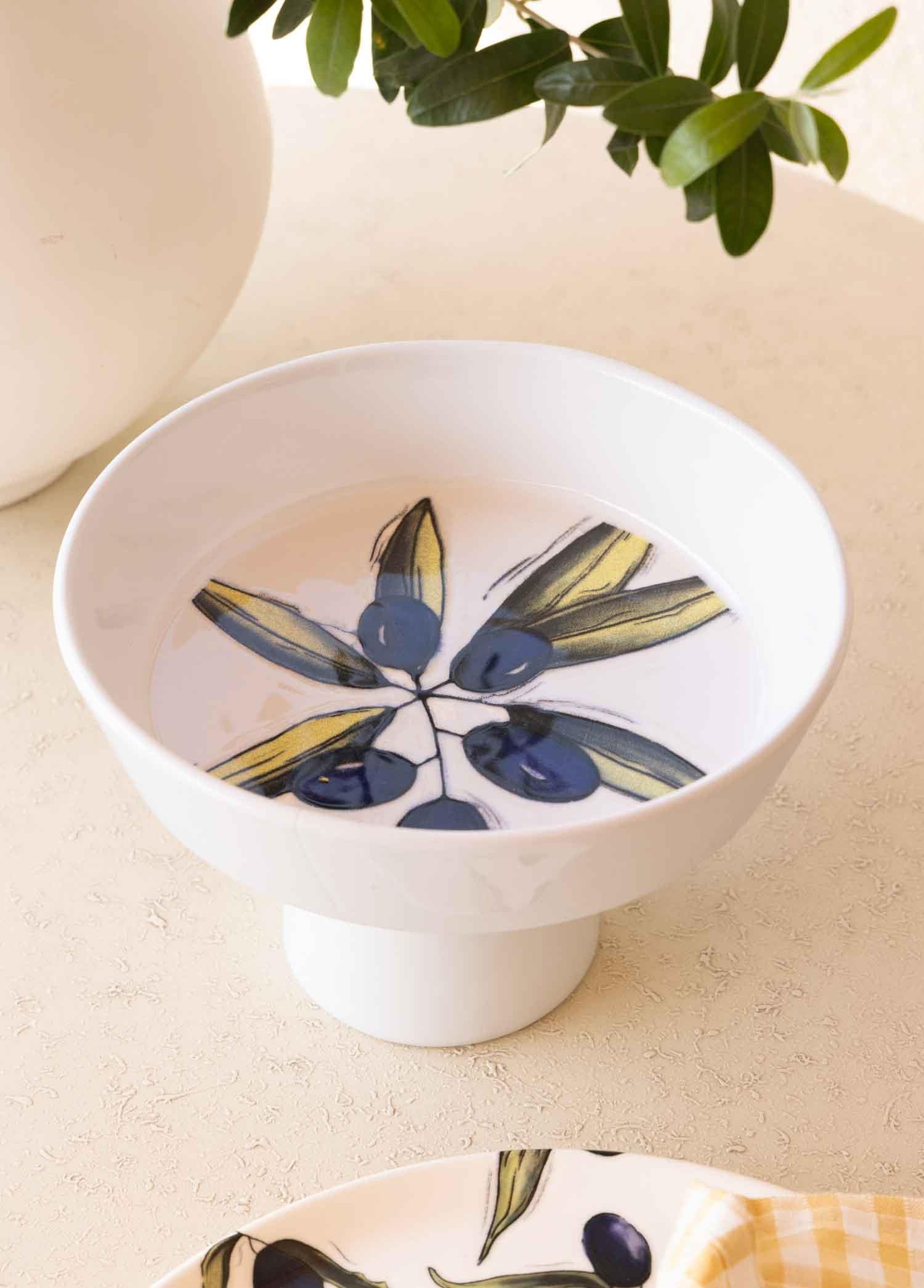 Olivos Ayaklı Meyvelik 23X14 Cm