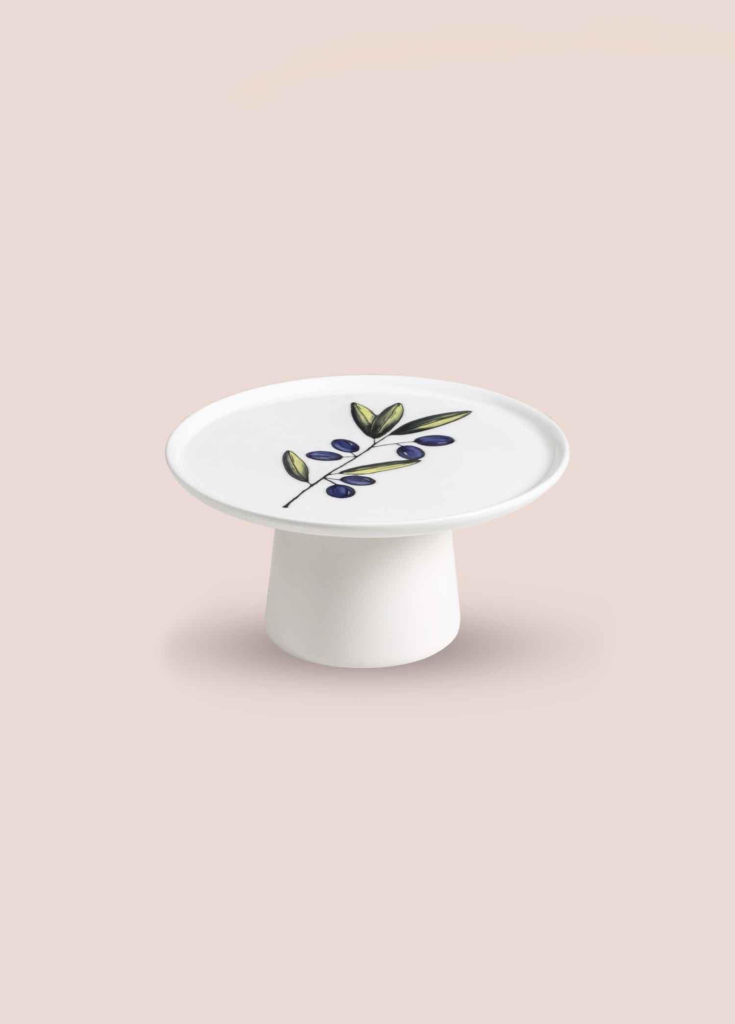 Olivos Ayaklı Servis Tabağı 10X19 Cm