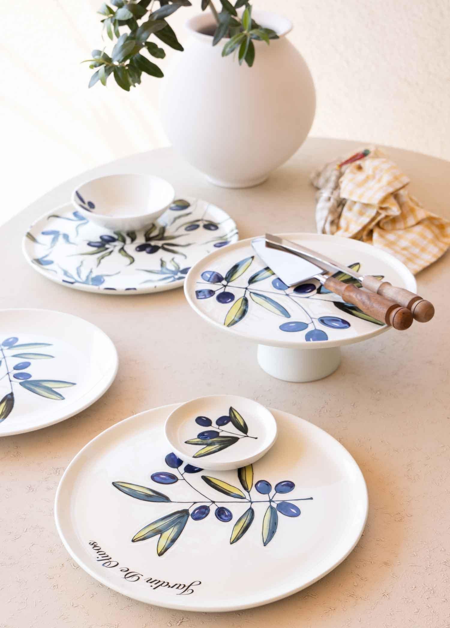 Olivos Ayaklı Servis Tabağı 10X26 Cm