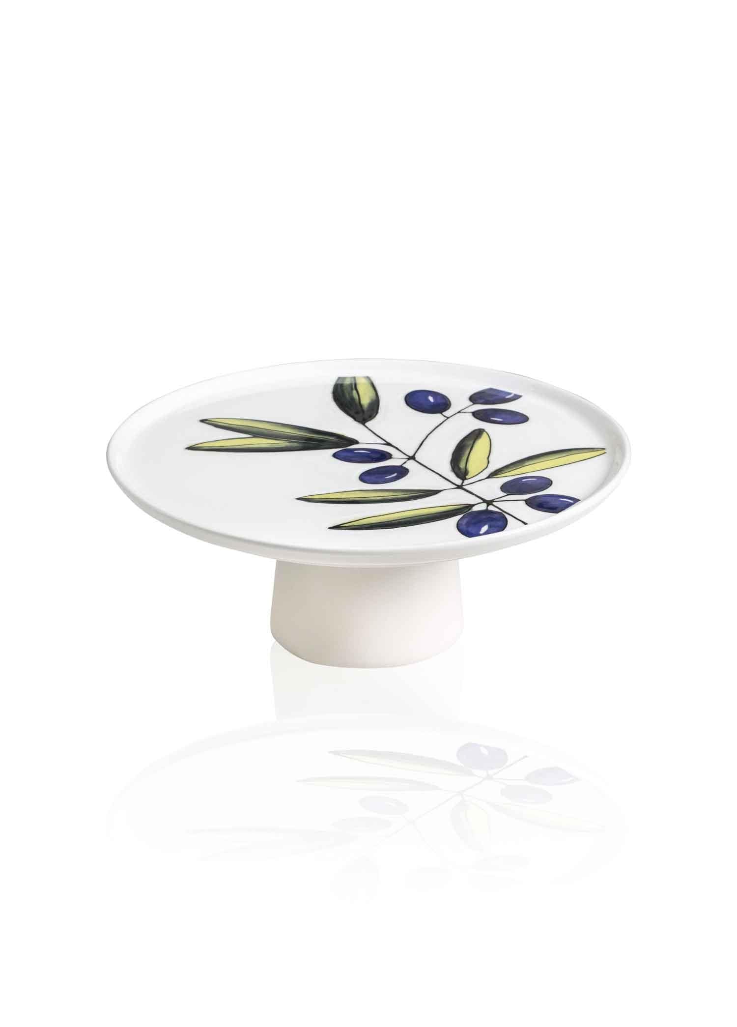 Olivos Ayaklı Servis Tabağı 10X26 Cm