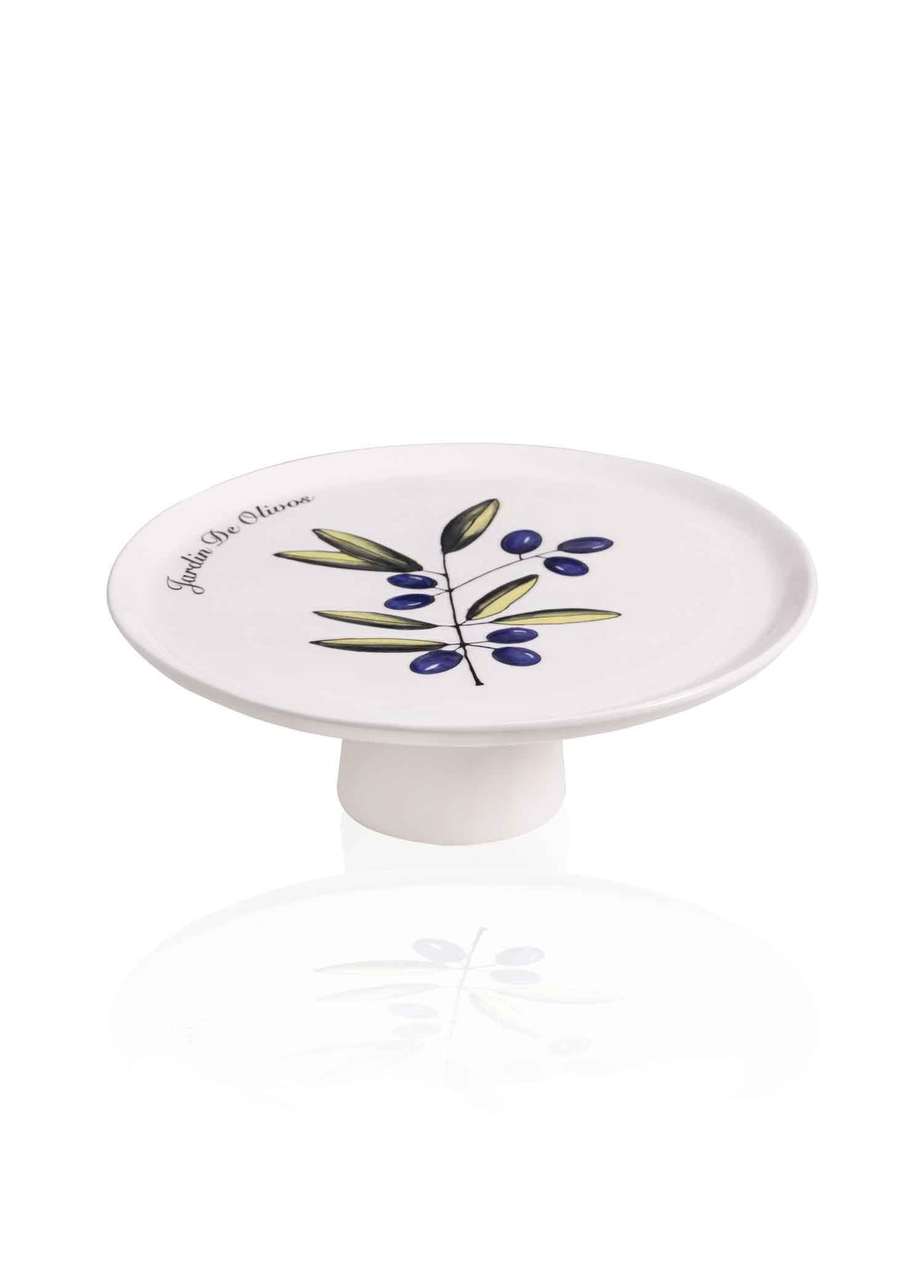 Olivos Ayaklı Servis Tabağı 10X30 Cm