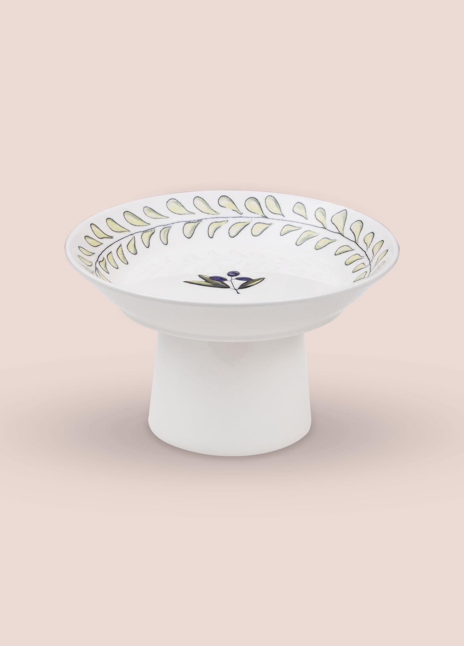 Olivos Ayaklı Servis Tabağı 20 Cm