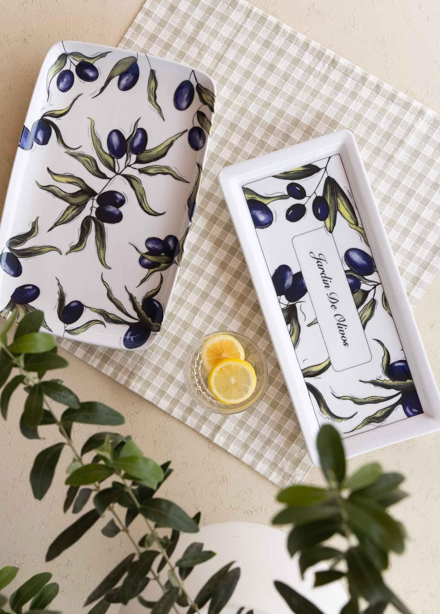 Olivos Dikdörtgen Servis Tabağı 31X20 Cm Ovs0016