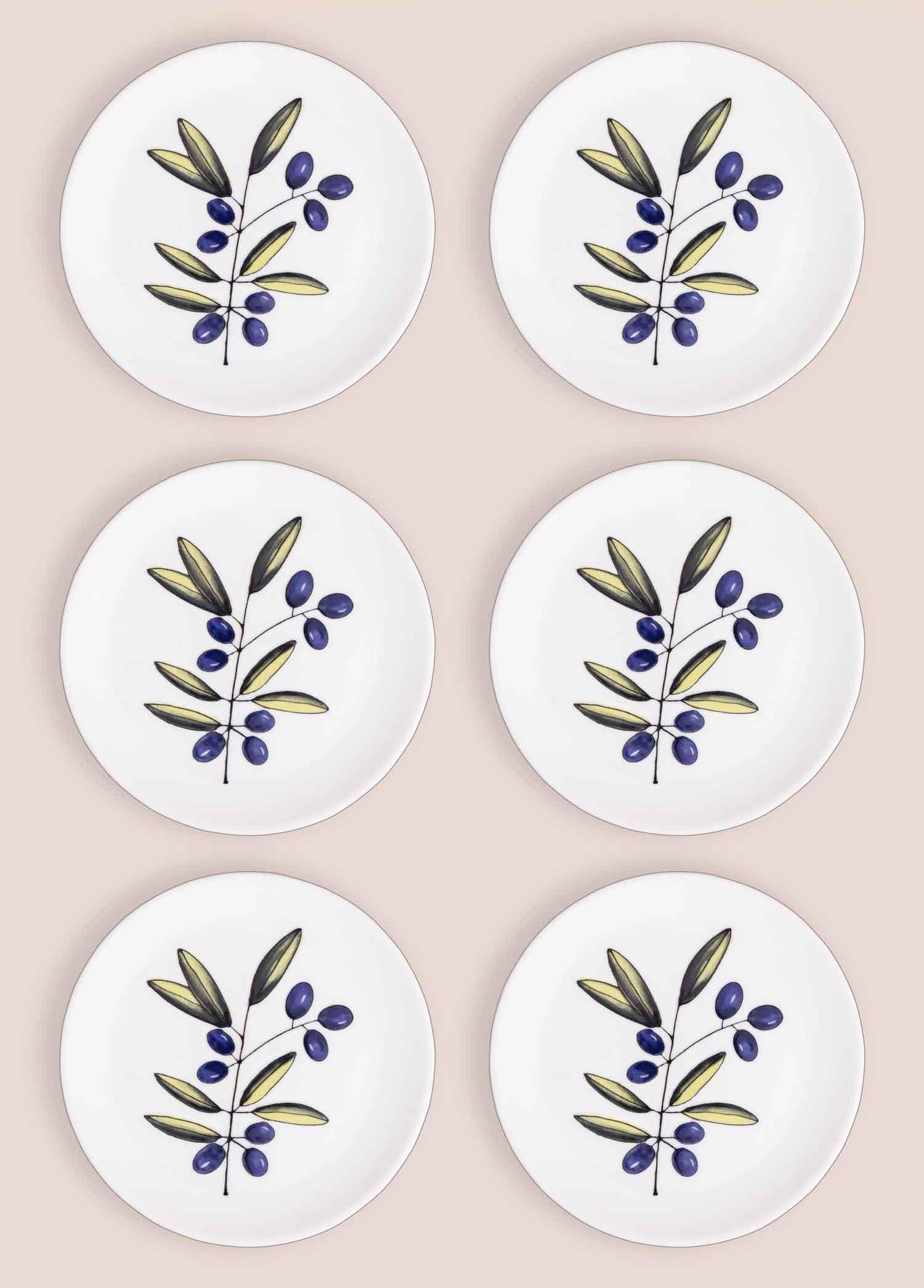 Olivos Servis Tabağı 6Lı Set 26 Cm Ovs0003
