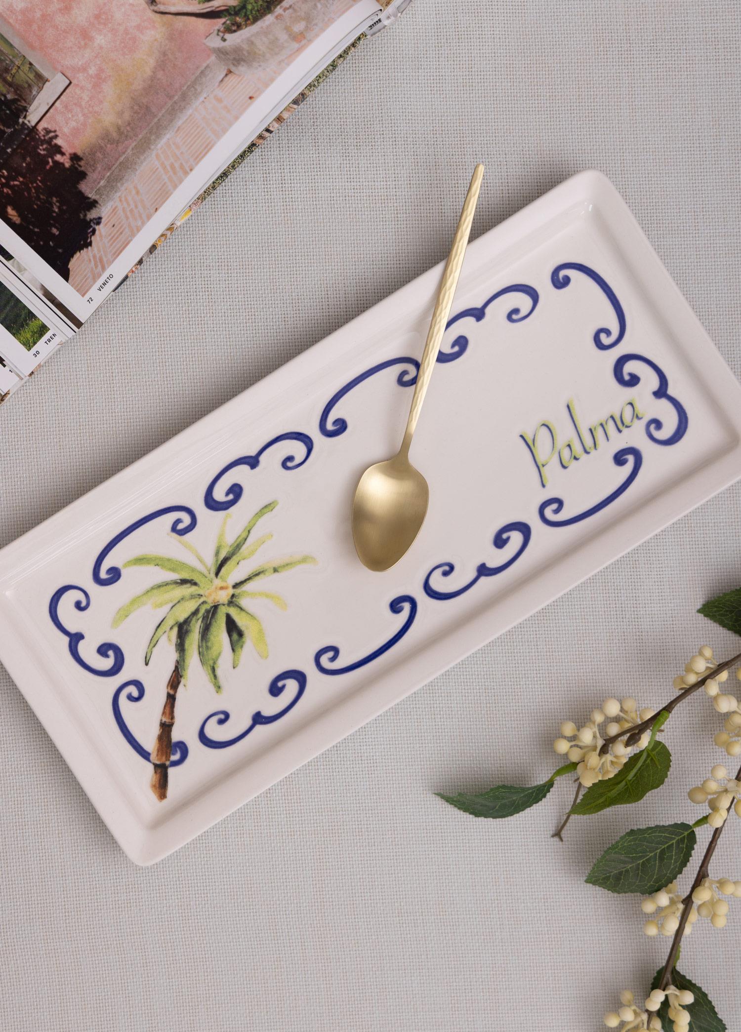 Palma Dikdörtgen Servis Tabağı 35X16 Cm